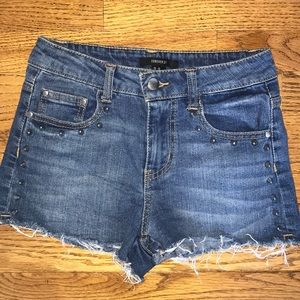 High Rise Forever 21 Denim Shorts